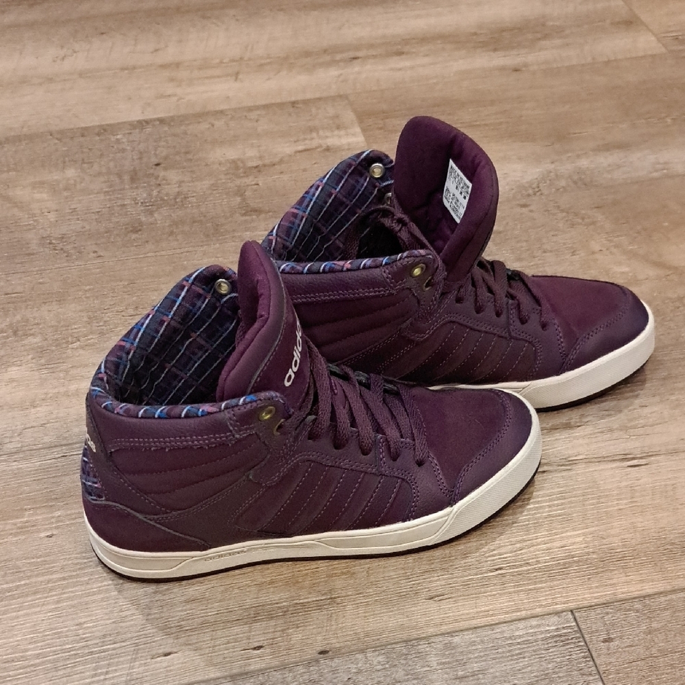 Adidas Women's Purple Neo Raleigh Mid - Picture 6 of 9